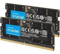 Crucial - DDR5 - kit - 32 GB: 2 x 16 GB - SO-DIMM 262-pin - 5600 MHz / PC5-44800 - CL46 - 1.1 V - non-ECC