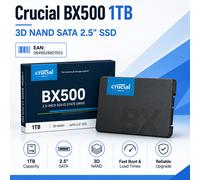 Crucial Internal SSD Drive 1TB BX500 SATA III 2.5 Inch PC Laptop New