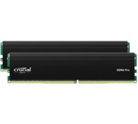 Crucial - DDR4 - kit - 32 GB: 2 x 16 GB - DIMM 288-pin - 3200 MHz / PC4-25600 - CL22 - 1.2 V - unbuffered