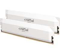 Crucial Pro DDR5 RAM 64GB Kit (2x32GB) 6000MHz CL40, Overclocking Gaming Memory, Intel XMP 3.0 / AMD EXPO, Computer Memory (PC), White - CP2K32G60C40U5W