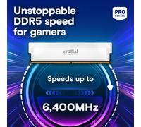 Crucial Pro CP16G64C38U5W memory module 16 GB 1 x 16 GB DDR5 6400 MT/s 288-pin DIMM