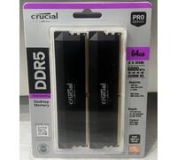 Crucial Pro DDR5 RAM 64GB Kit (2x32GB) 6000MHz CL40