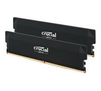 Crucial Pro DDR5 RAM 64GB Kit (2x32GB) 6000MHz CL40, Overclocking Gaming Memory, Intel XMP 3.0 / AMD EXPO, Computer Memory (PC), White - CP2K32G60C40U5W