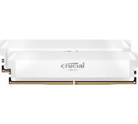 Crucial Pro DDR5 RAM 64GB Kit (2x32GB) 6000MHz CL40, Overclocking Gaming Memory, Intel XMP 3.0 / AMD EXPO, Computer Memory (PC), White - CP2K32G60C40U5W