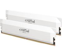 Crucial Pro Overclocking DDR5 6400MHz CL38 UDIMM Desktop Memory Kit 32GB (2 x 16GB) - White