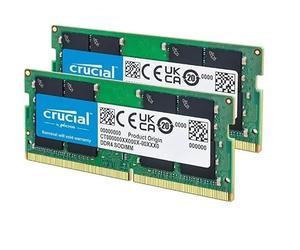 Crucial RAM CT2K8G4SFRA32A 16GB (2x8GB) DDR4 3200MHz RAM Memory Notebook Memory 260-Pin Notebook Laptop SO-Dimm