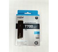 Crucial T700 4TB SSD PCIe Gen5 NVMe M.2 Internal Gaming SSD with Premium Heatsink, Up to 12,400MB/s, Microsoft DirectStorage, PCIe 4.0 Backwards Compatible, Solid State Drive - CT4000T700SSD5