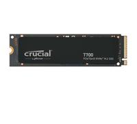 Crucial T700 4TB SSD PCIe Gen5 NVMe M.2 Internal Gaming SSD, Up to 12,400MB/s, Microsoft DirectStorage, PCIe 4.0 Backwards Compatible, Solid State Drive - CT4000T700SSD3