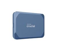 Crucial X10 4TB External Portable SSD Drive - Up to 2100MB/s, USB-C 3.2 Gen2, IP65 Dust and Water Resistant, External Solid State Drive, Matte Blue - CT4000X10SSD9-02