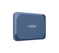 Crucial X10 4TB External Portable SSD Drive - Up to 2100MB/s, USB-C 3.2 Gen2, IP65 Water and Dust Resistant, External Solid State Drive, Matte Blue - CT4000X10SSD9-02