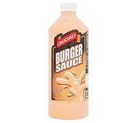 Crucials Burger Squeezy Sauce 1L, A Rich Creamy Sauce That’s Great on Burgers, Pack of 2