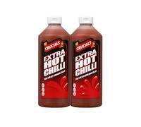 Crucials Extra Hot Chilli Sauce 1 Litre (2 Pack)