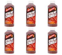 Crucials Extra Hot Chilli Sauce, 500ml, Pack of 6
