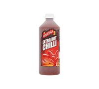 Crucials Extra Hot Chilli Squeezy Sauce 1L, Extra hot Sauce Loaded with Chilli, Pack of 3