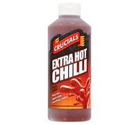Crucials Extra Hot Chilli Squeezy Sauce 500ml (Pack of 3)