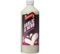 Crucials Garlic and Herb Sauce Big Bottle (1 litre x 3 pack)