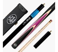 Crucible 3/4 Jointed Snooker & Pool Cue with 9.5mm Tip (Purple)