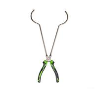 Crucible Tongs for Metal Casting and Jewelry Making, 36.5 cm Long Handle Steel Pliers with High- Resistant Grip, Heavy-Duty Fo