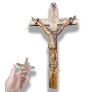 Crucified Upside Down Lady Wall Hanging,Crucified Lady Upside Down Hanging Wall Cross Gothic Decoration,Handmade Prank Religious Faith Cross Women Gothic Decoration Figurine for Man Women (1pcs)