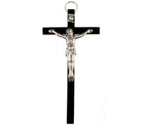 Crucifix Black Wood Happy Death' Crucifix.15 cms Wood