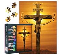 Crucifix Charles Bridge in Prague Czech Puzzles for Adults 1000 Pieces