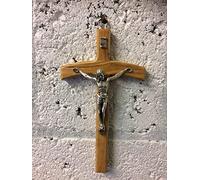 Crucifix Olive Wood Jesus Christ Religious Cross Ornament Corpus Christi