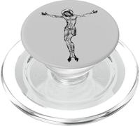 Crucifixion Jesus Christ Crucified Christian Cross Antique PopSockets PopGrip for MagSafe