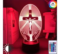 Crucifixion of Jesus Led Night Light Church Decoration Light