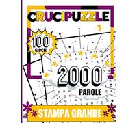 Crucipuzzle: Parole Intrecciate per Adulti | Libro N°1 | 2000 Parole da Trovare | Caratteri Grandi & Grande formato 21x29,7 cm ideal per Anziani | ... per Anziani & Appassionati di Enigmistica