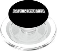 Cruciverbalist Crossword Puzzle Word Lover Humor PopSockets PopGrip for MagSafe