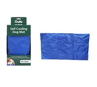 Crufts Comfortable Blue Pet Cooling Mat - 50 x 90cm (1 Pc Ideal for Dogs, Cats, and Pets