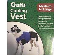 Crufts Pet Cooling Vest in Colour Box, Medium/Large, Blue