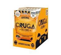 Cruga Original Beef Biltong Flavour 12 × 25g Snack Packs - High Protein Gluten Free Spicy Snack - Low Sugar - No Added MSG - Ideal for Gym, Travel, Hiking & Everyday Energy