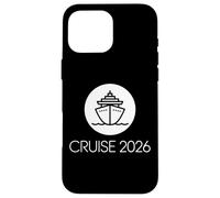 CRUISE 2024. Ship Outline Ocean Voyage Holiday Travel Case for iPhone 16 Pro Max