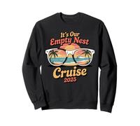 Cruise 2025 Parenting Empty Nester Parents Retro Empty Nest Sweatshirt
