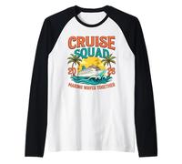 Cruise 2026 Making Waves Together Friends Cruising Men Women Raglan Baseball Tee