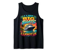 Cruise Big Boats and I Cannot Lie Vacation Humor Tank Top