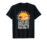 Cruise Candy Husband Sailing Wherever His Wife Books It Value Graphic T-Shirt