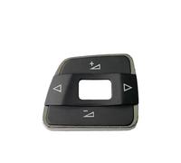 Cruise Control Switch Button Multifunctional Steering Wheel Switch Cover | For VW For Passat B7 For Line For CC 2011-2015 X1 Control Button Volume Audio Channel Cap Trim(Plusminus-Left-1PC)