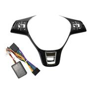 Cruise Control Switch Multifunctional Steering Wheel Buttons For VW For POLO For Golf MK7 For Touran For Passat 2014 2015 2016 2017 2018 2019 Steering Wheel Button(Style D Thin White)