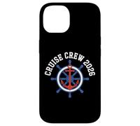 CRUISE CREW 2024 Ship Wheel Anchor Vacation Travel Nautical Case for iPhone 14