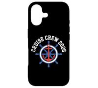CRUISE CREW 2024 Ship Wheel Anchor Vacation Travel Nautical Case for iPhone 17
