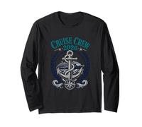 Cruise Crew 2026 Bold Nautical Anchor & Ship Long Sleeve T-Shirt