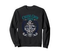 CRUISE CREW 2026 Bold Nautical Anchor & Ship Sweatshirt