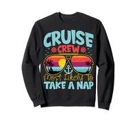 Cruise Crew Most Likely to Take a Nap Retro Cruise Ship Sweatshirt