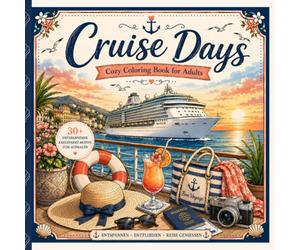 Cruise Days: Cozy Coloring Book for Adults