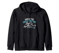 Cruise Design Couples That Cruise Together Stay Together Zip Hoodie