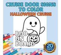 Cruise Door Signs to Color: Halloween Cruise