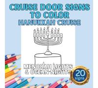Cruise Door Signs to Color: Hanukkah Cruise