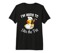Cruise Duck Chef I’m Here to Stir the Pot Kitchen Galley Premium T-Shirt